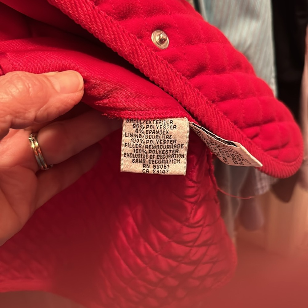 Beautiful high quality Talbots jacket 96%polyester 4%spandex. Corduroy collar - Picture 5 of 6